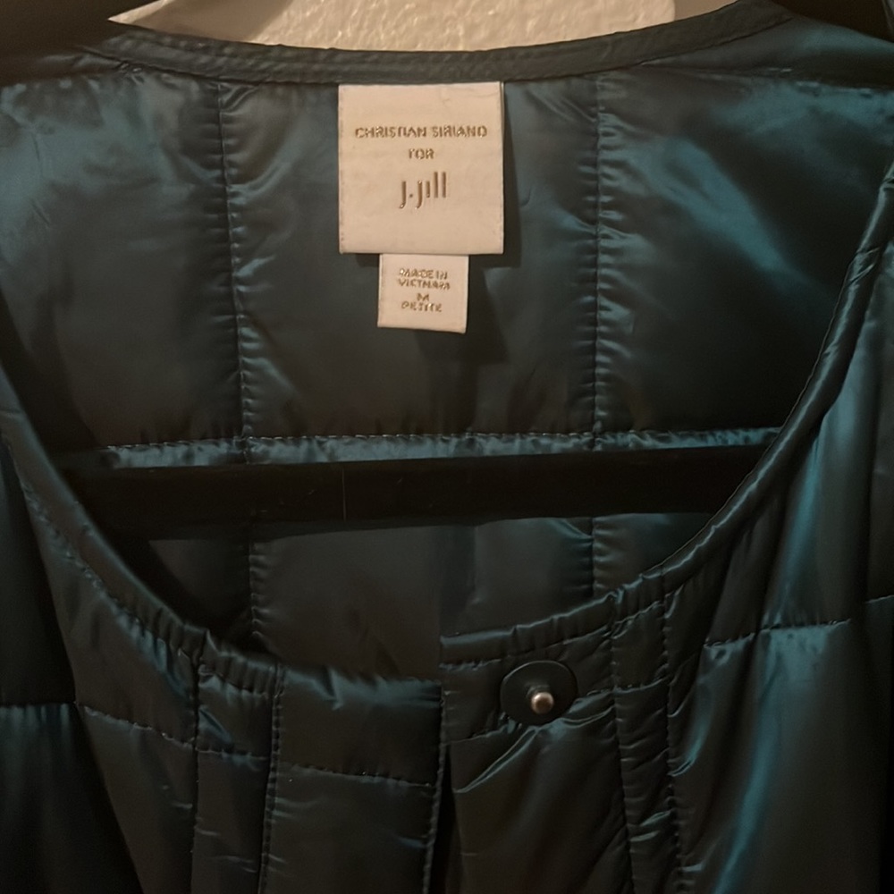 Christian Siriano for J. Jill Medium Petite Quilted Jacket - Picture 4 of 7